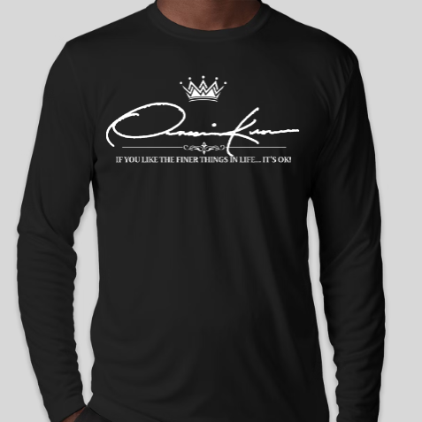 signature collection shirt black long sleeve