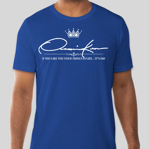 signature t-shirt royal blue