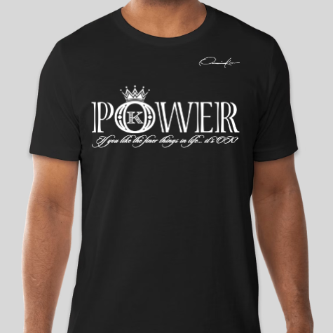 power t-shirt black