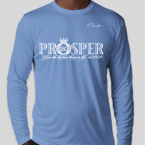 prosper shirt carolina blue long sleeve