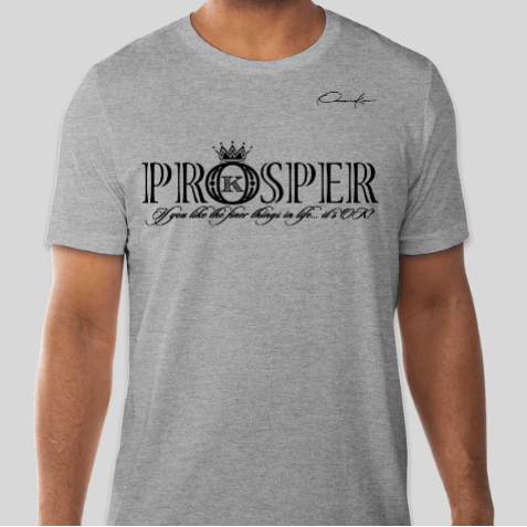 prosper t-shirt gray