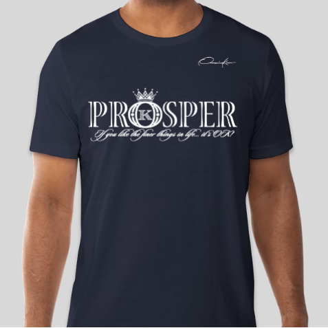prosper t-shirt navy blue