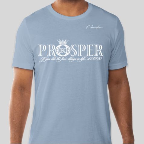 prosper t-shirt carolina blue