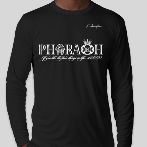 pharaoh shirt black long sleeve
