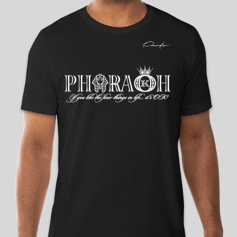 pharaoh t-shirt black