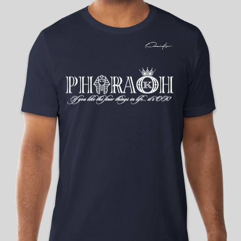 pharaoh t-shirt navy blue
