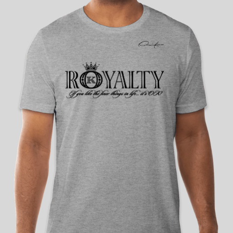 royalty t-shirt gray
