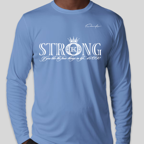strong shirt carolina blue long sleeve