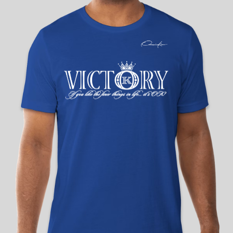 victory shirt royal blue