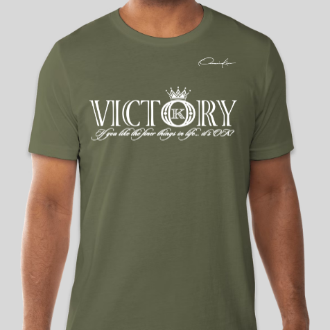 victory shirt army green