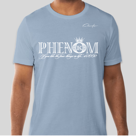 phenom t-shirt carolina blue