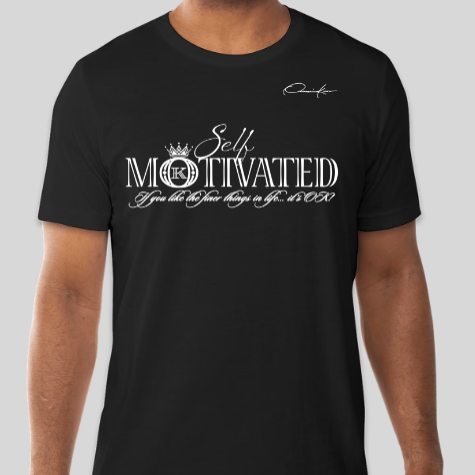 motivation t-shirt black