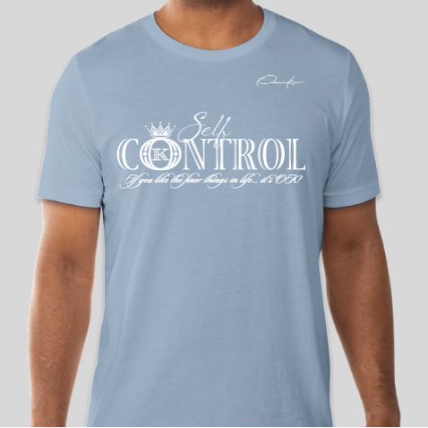 carolina blue self-control t-shirt