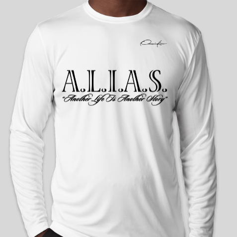 white A.L.I.A.S. long sleeve shirt - alias