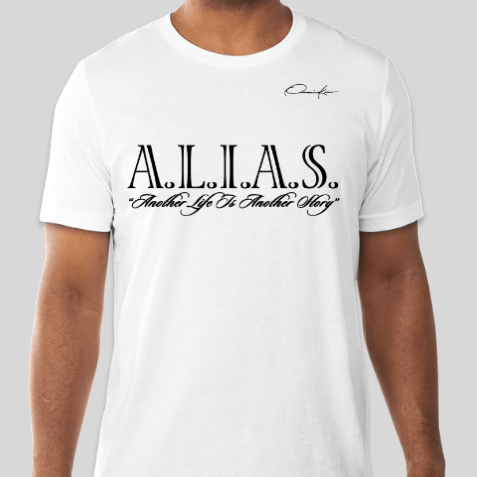 white alias t-shirt