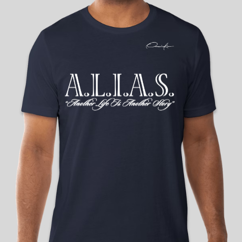 navy blue alias t-shirt
