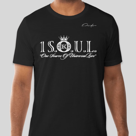 black 1 S.O.U.L. t-shirt