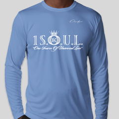 1 S.O.U.L. Long Sleeve T-Shirt - Carolina Blue / Small - Long Sleeve Tee