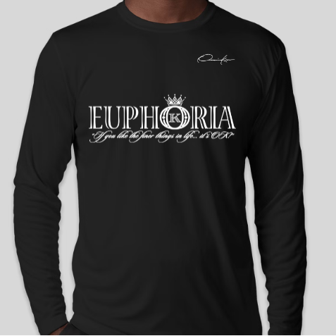 euphoria shirt long sleeve black