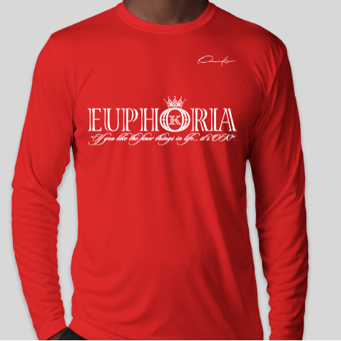 euphoria shirt long sleeve red