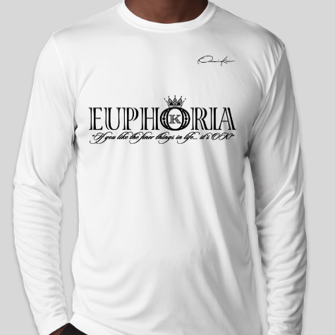euphoria shirt long sleeve white