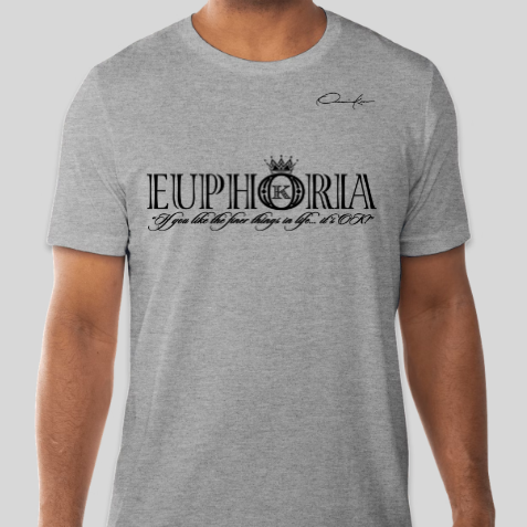 gray euphoria t-shirt