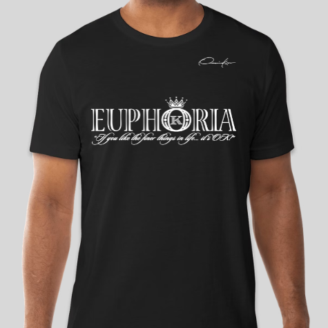 black euphoria t-shirt