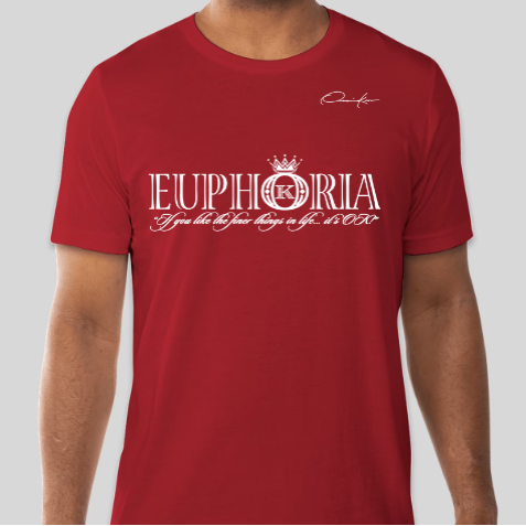 red euphoria t-shirt