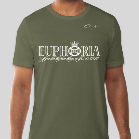 army green euphoria t-shirt