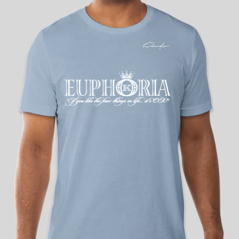 carolina blue euphoria t-shirt