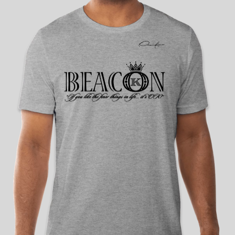 gray beacon t-shirt