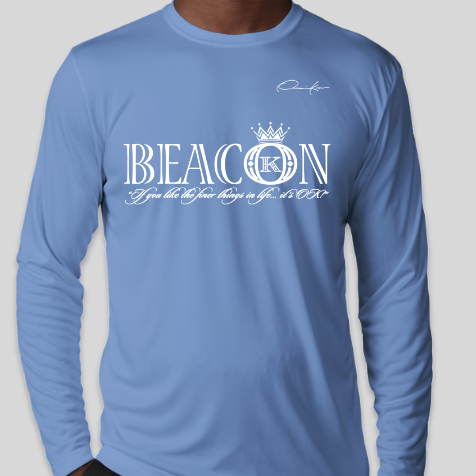 carolina blue beacon long sleeve shirt