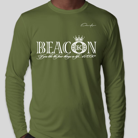 army green beacon long sleeve shirt