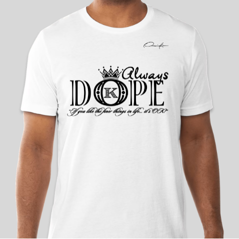 dope t-shirt white
