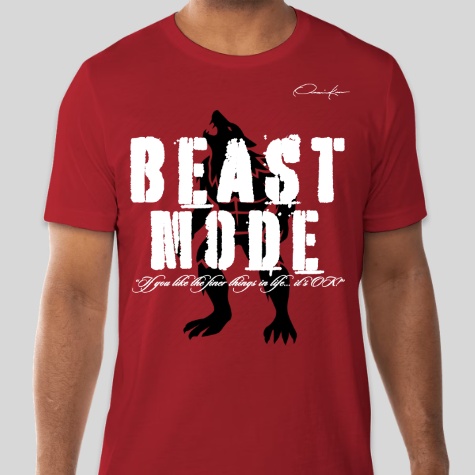 red beast mode shirt