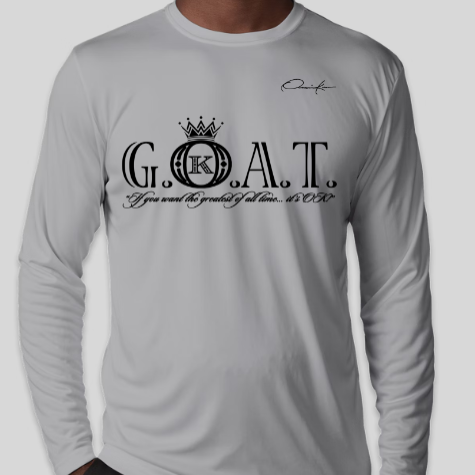 goat long sleeve shirt gray