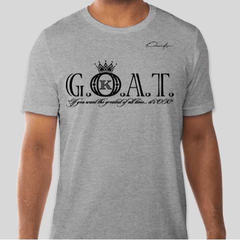 goat t-shirt gray
