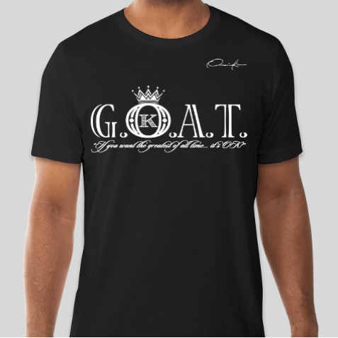 goat t-shirt black