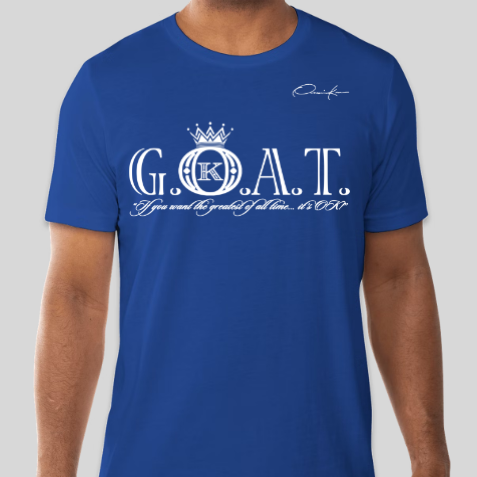 goat t-shirt royal blue