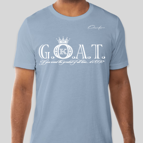 goat t-shirt carolina blue