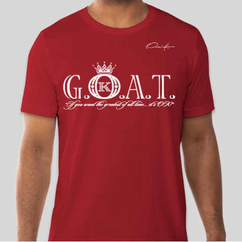 goat t-shirt red