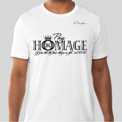 pay homage t-shirt white