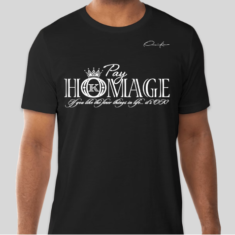 pay homage t-shirt black