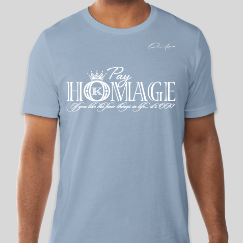 pay homage t-shirt carolina blue