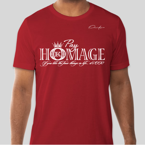 pay homage t-shirt red