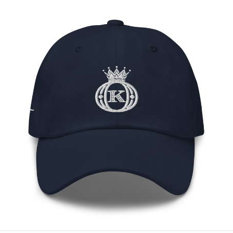 blue baseball dad's cap for women
