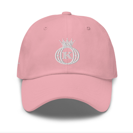 pink baseball dad's cap for women
