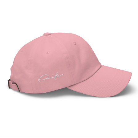 women's pink signature baseball cap