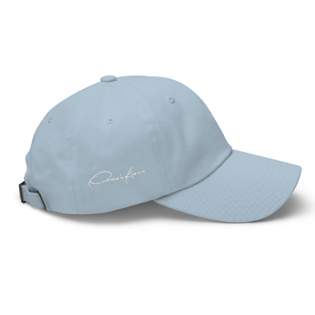 women's light blue signature baseball cap