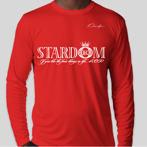 stardom long sleeve shirt red